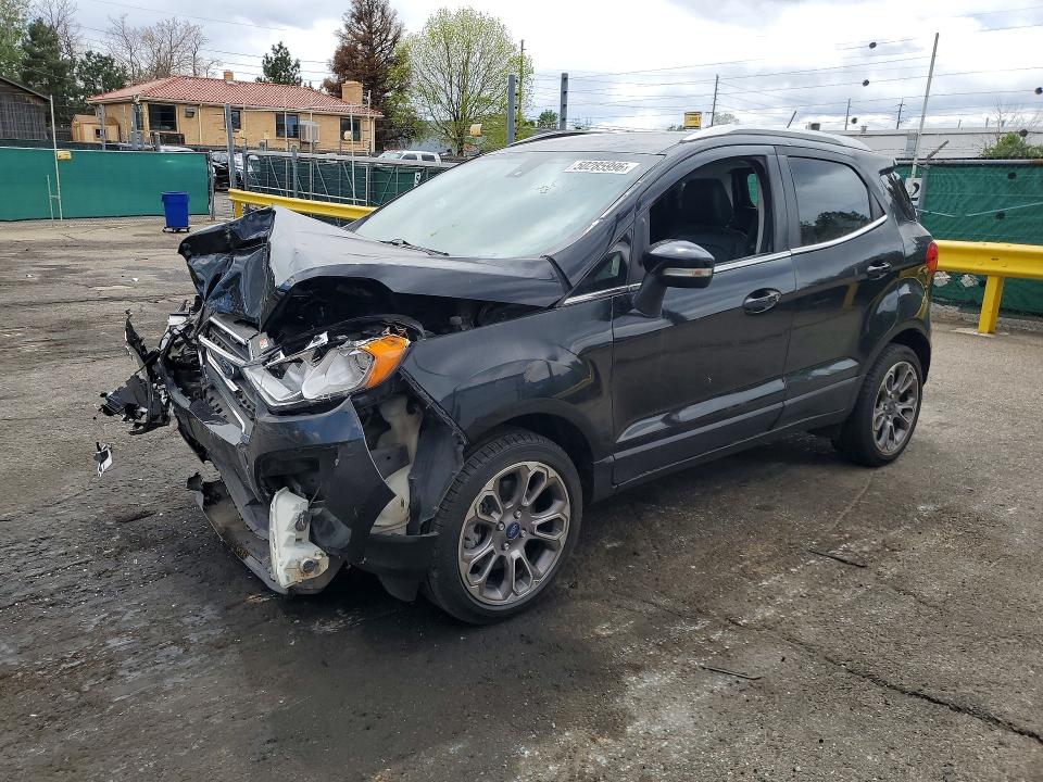 2018 Ford Ecosport VIN MAJ3P1VE8JC197203 COPART salvage auction — FRONT END, Salvage Title, sold $275 on 2026-07-16 (photo 1)