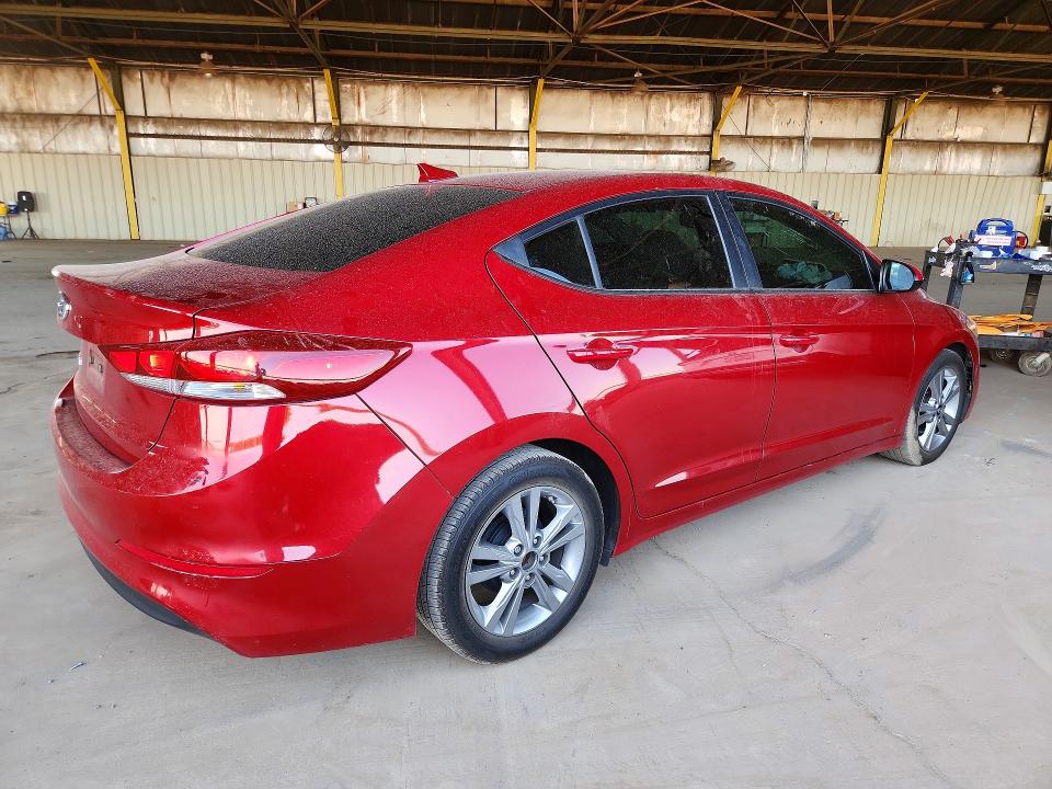2017 Hyundai Elantra VIN KMHD84LF8HU261605 COPART salvage auction — FRONT END, Id - Salvage Certificate Of Title, sold $2,200 on 2026-07-06 (photo 3)