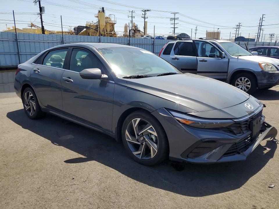 2024 Hyundai Elantra VIN KMHLN4DJ1RU099731 COPART salvage auction — SIDE, Ca - Cert Of Title-Salvaged, sold $7,800 on 2026-07-29 (photo 4)