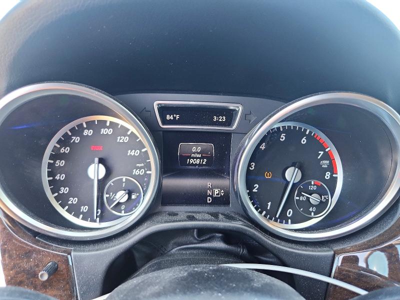 2014 Mercedes-benz M-klasse VIN 4JGDA5JBXEA275447 COPART salvage auction — FRONT END, Ca - Dis/Dlr/Exp Only Clean Title, sold $2,700 on 2026-07-02 (photo 9)