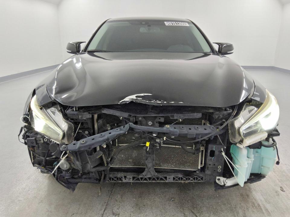 2019 Infiniti Q50 VIN JN1EV7APXKM517235 COPART salvage auction — FRONT END, Ca - Certificate Of Title, sold $1,650 on 2026-07-28 (photo 5)