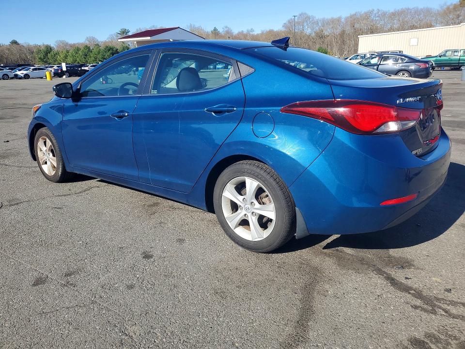 2016 Hyundai Elantra VIN KMHDH4AE0GU629123 COPART salvage auction — FRONT END, Ri - Salvage Certificate Of Title, sold $1,650 on 2026-07-07 (photo 2)