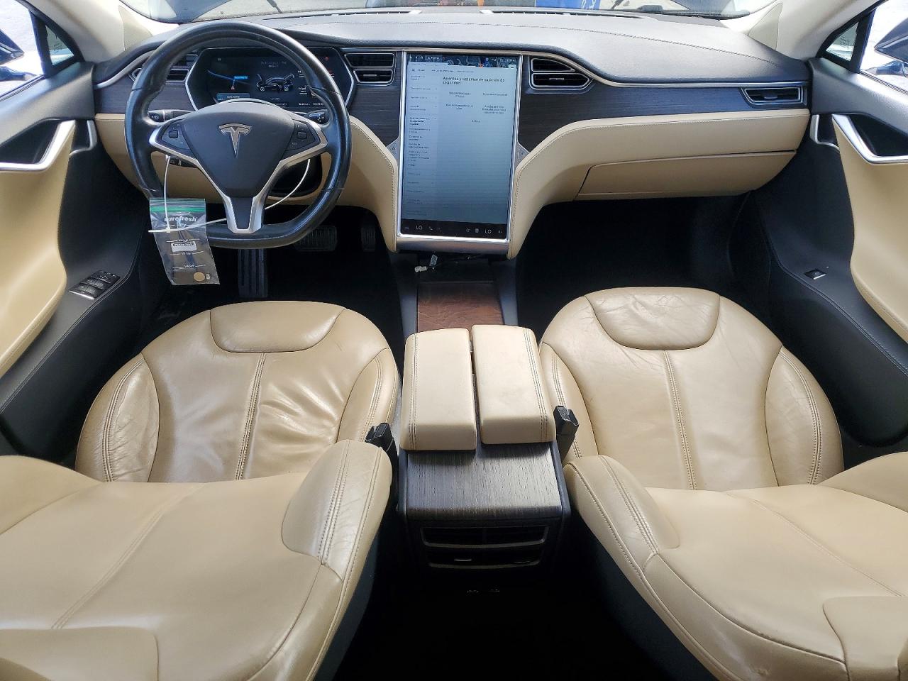 2015 Tesla Model S VIN 5YJSA1H23FFP77364 COPART salvage auction — Front End, FL - CERT OF TITLE SLVG REBUILDABLE, sold $2,100 on 2026-06-23 (photo 8)