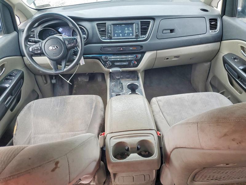 2021 Kia SEDONA VIN KNDMB5C17M6667857 COPART salvage auction — FRONT END, Wv - Salvage Certificate, sold $225 on 2026-07-30 (photo 8)