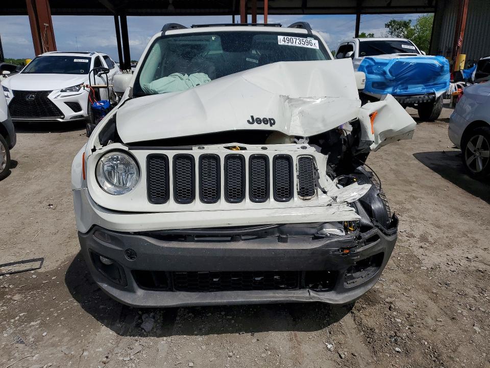 2017 Jeep Renegade VIN ZACCJBBB7HPF82852 COPART salvage auction — FRONT END, Fl - Cert Of Title Slvg Rebuildable, sold $375 on 2026-07-10 (photo 5)