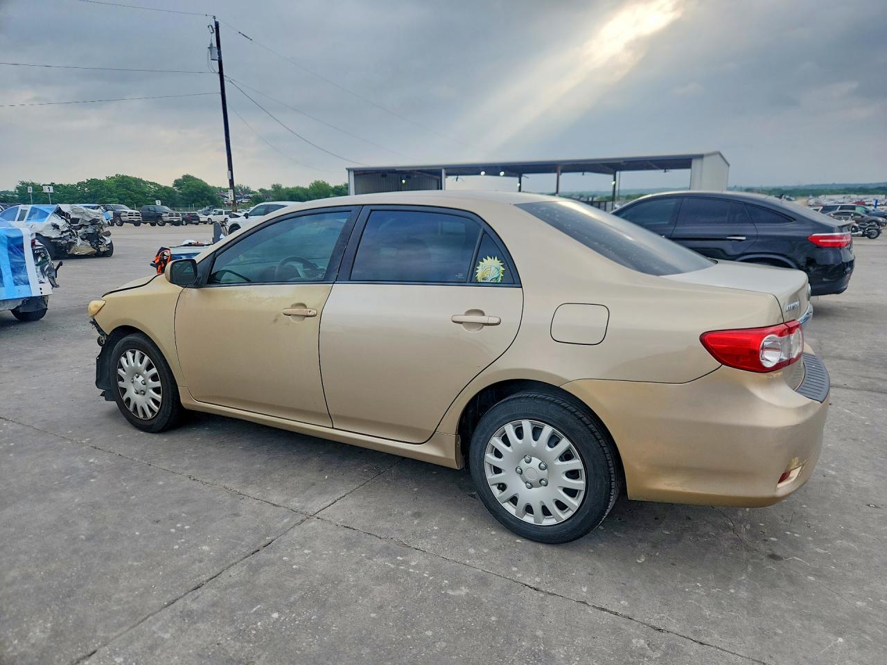 2012 Toyota Corolla VIN 5YFBU4EE9CP058370 COPART salvage auction — Front End, TX - SALVAGE VEHICLE TITLE (P), sold $1,500 on 2026-07-09 (photo 2)