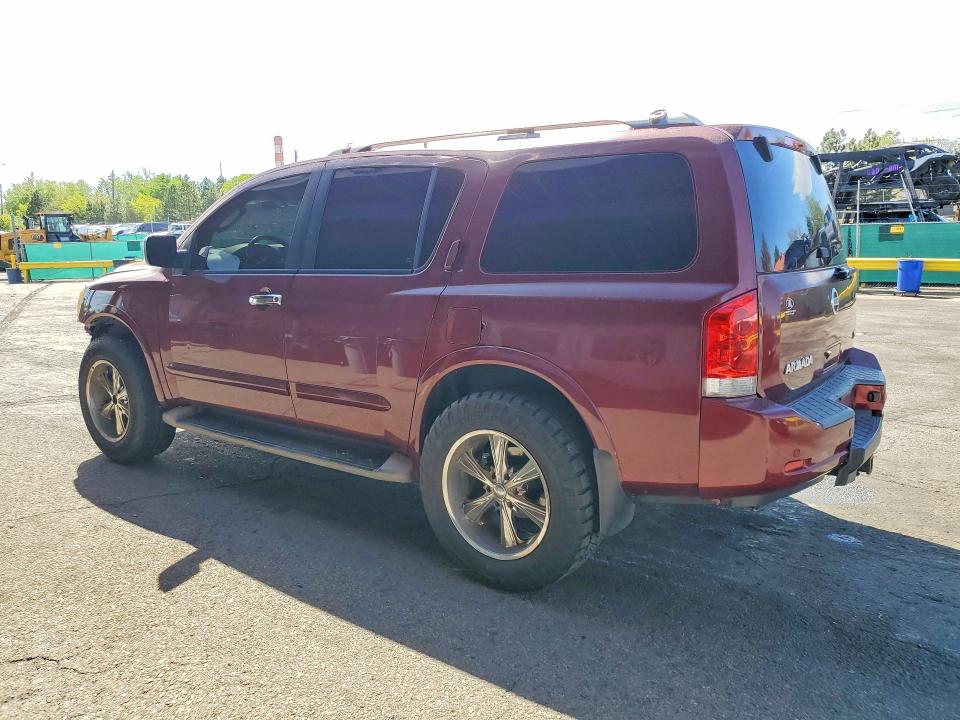 2010 Nissan Armada VIN 5N1AA0NC4AN613310 COPART salvage auction — FRONT END, CO - BILL OF SALE-PARTS ONLY, sold $400 on 2026-07-09 (photo 2)