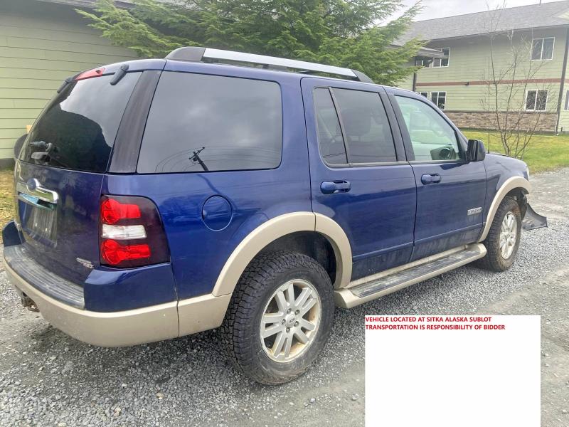 2007 Ford Explorer VIN 1FMEU74E17UB21966 COPART salvage auction — FRONT END, Ak - Bill Of Sale- Salvage, sold $20 on 2026-08-04 (photo 3)