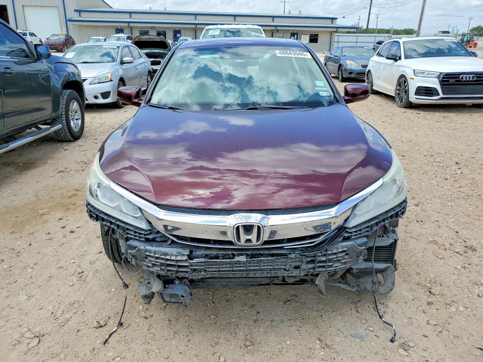 2017 Honda Accord VIN JHMCR6F51HC029430 COPART salvage auction — FRONT END, TX, sold $625 on 2026-07-23 (photo 5)