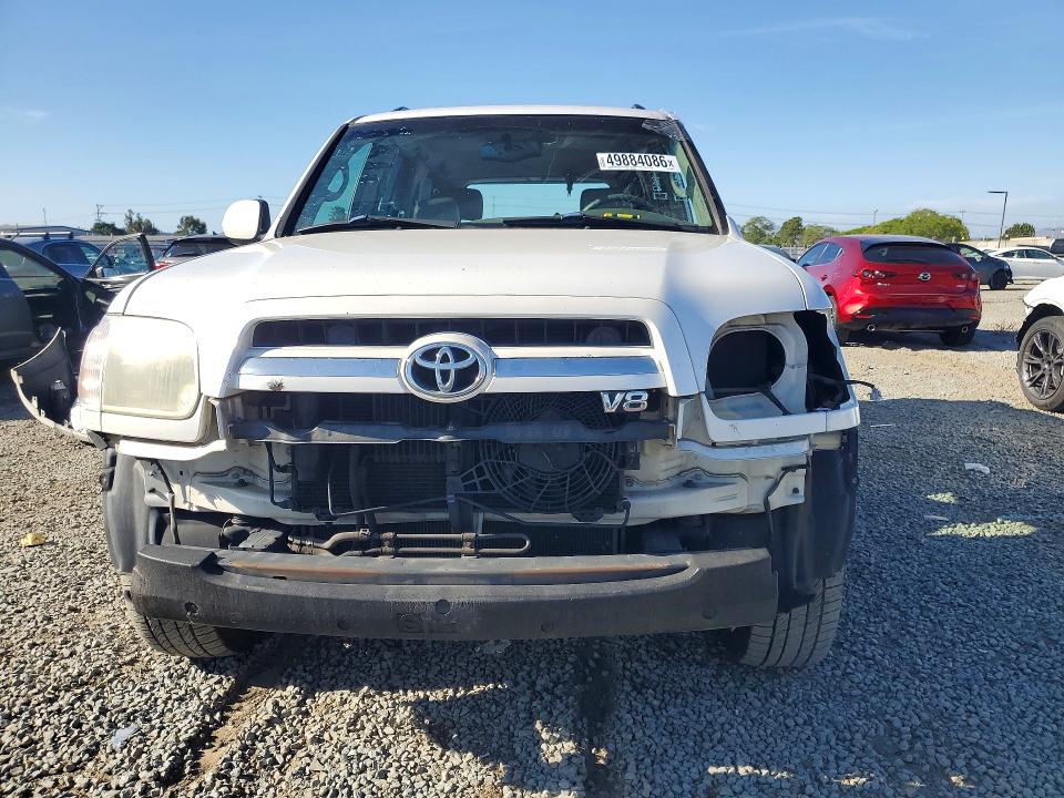 2006 Toyota Sequoia VIN 5TDZT38A86S273934 COPART salvage auction — FRONT END, Ca - Salvage Certificate, sold $1,850 on 2026-07-10 (photo 5)