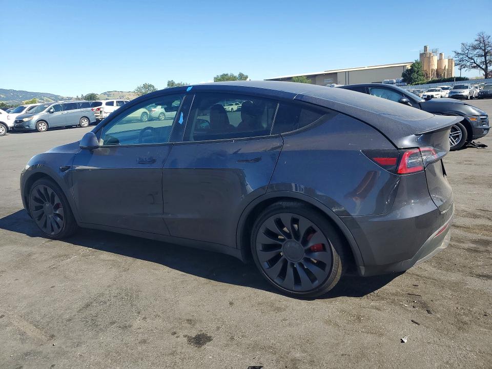 2024 Tesla Model y VIN 7SAYGDEF2RA267898 COPART salvage auction — REAR END, Ca - Salvage Certificate, sold $15,500 on 2026-07-07 (photo 2)