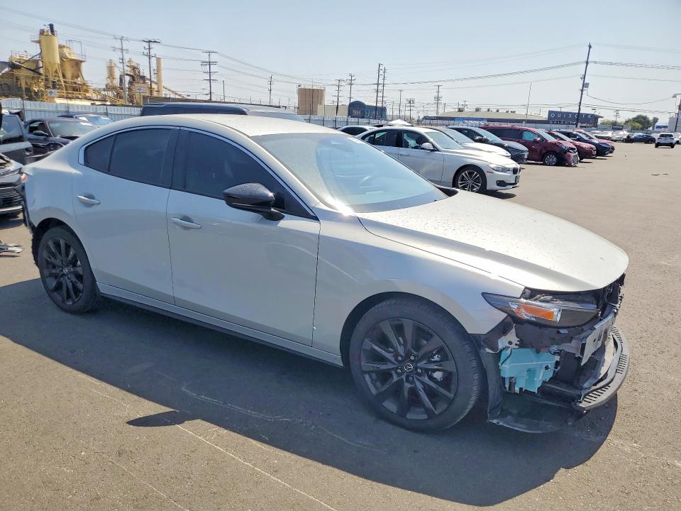 2025 Mazda 3 VIN JM1BPABM7S1782224 COPART salvage auction — REAR END, Ca - Salvage Certificate, sold $6,400 on 2026-07-08 (photo 4)