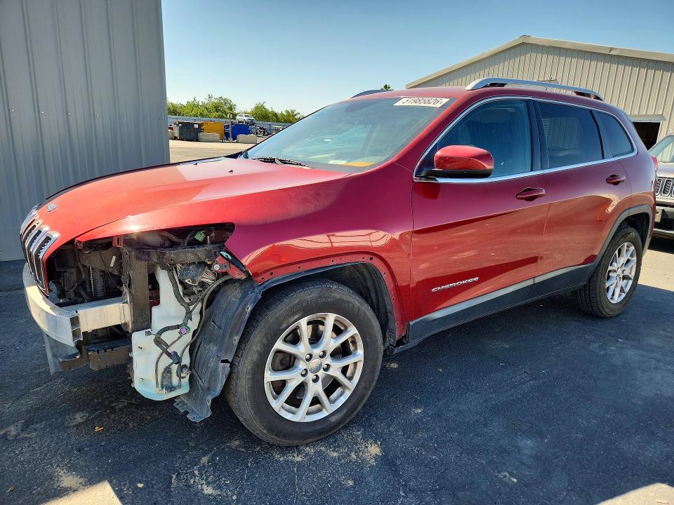 2015 Jeep Cherokee VIN 1C4PJMCS1FW503168 COPART salvage auction — FRONT END, CA, sold $1,400 on 2026-07-20 (photo 1)