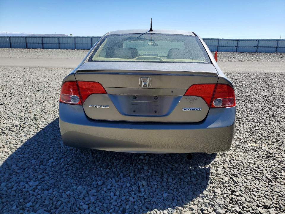 2007 Honda Civic hybrid VIN JHMFA36287S021936 COPART salvage auction — MINOR DENT/SCRATCHES, Ca - Certificate Of Title, sold $200 on 2026-07-09 (photo 6)