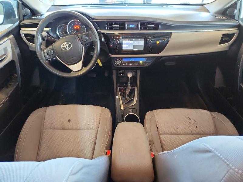 2015 Toyota Corolla VIN 5YFBURHE2FP260688 COPART salvage auction — FRONT END, Ca - Salvage Certificate, sold $1,350 on 2026-07-09 (photo 8)