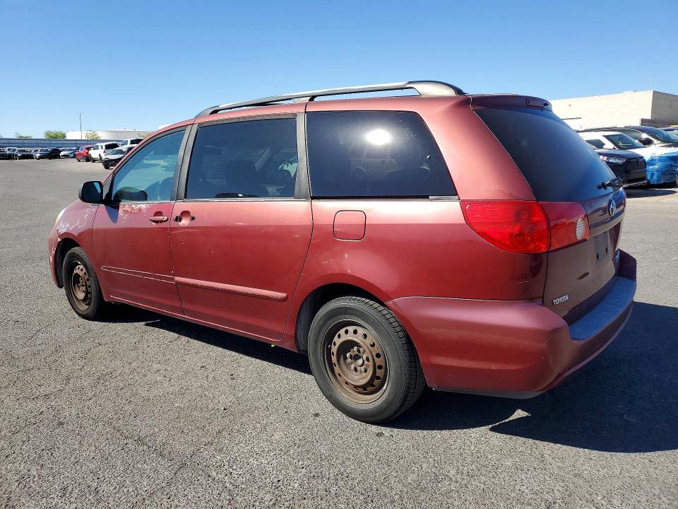 2007 Toyota Sienna VIN 5TDZK23C07S008139 COPART salvage auction — MINOR DENT/SCRATCHES, Nv - Certificate Of Title, sold $450 on 2026-07-13 (photo 2)