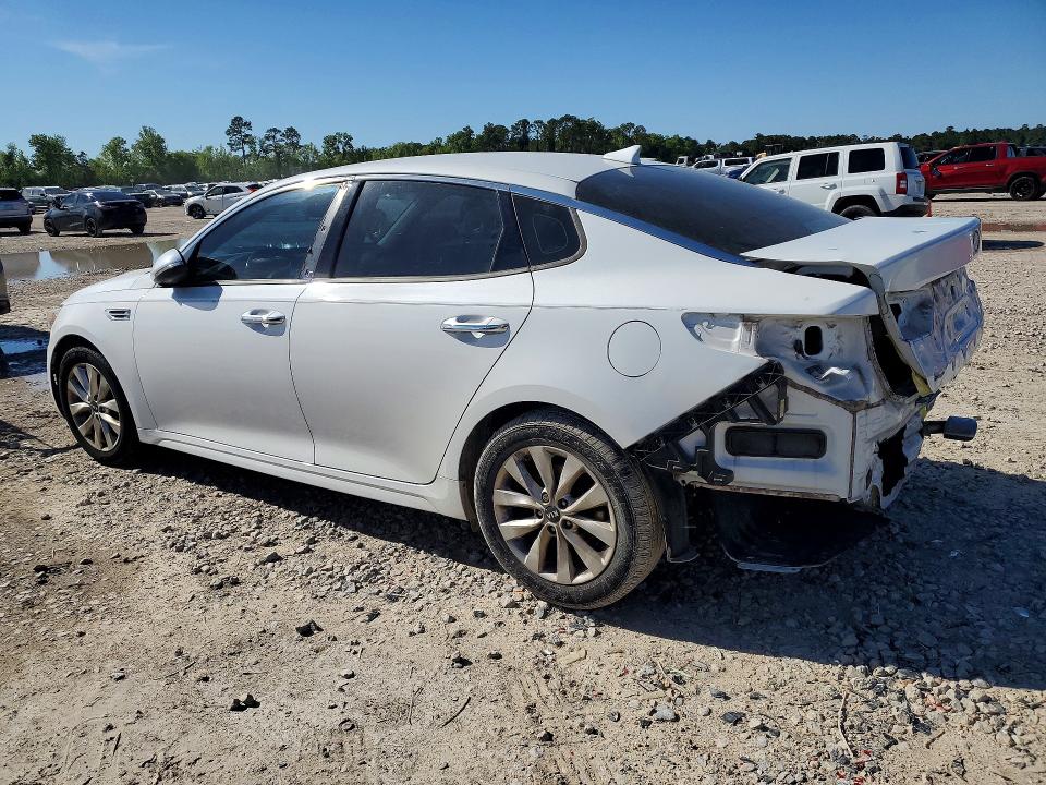 2018 Kia Optima VIN 5XXGU4L36JG183579 COPART salvage auction — REAR END, Salvage Title, sold $2,450 on 2026-07-31 (photo 2)