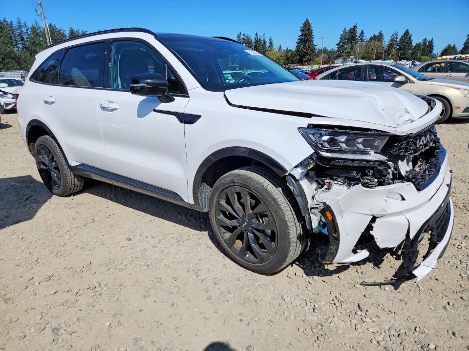 2023 Kia Sorento VIN 5XYRKDLF6PG233314 COPART salvage auction — FRONT END, WA, sold $10,100 on 2026-08-21 (photo 4)