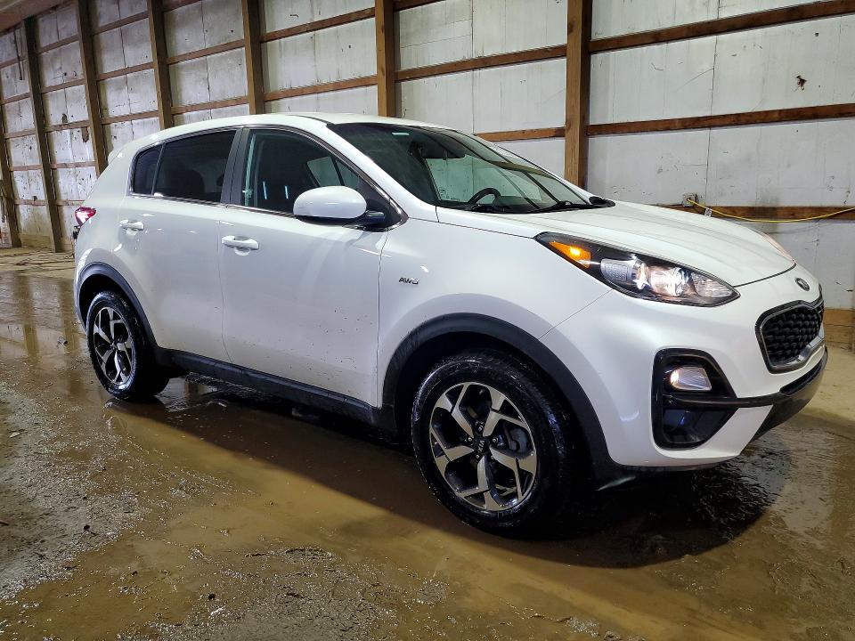 2021 Kia Sportage VIN KNDPMCAC2M7942027 COPART salvage auction — HAIL, Oh - Cert Of Title-Salvage, sold $5,700 on 2026-07-16 (photo 4)