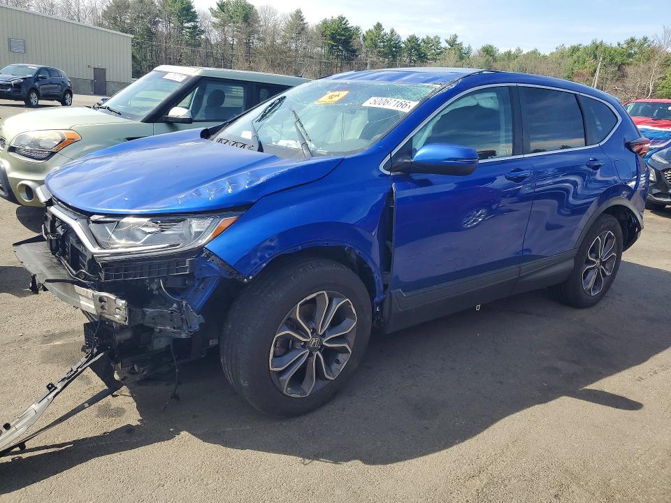 2022 Honda Cr-v VIN 7FARW1H52NE017889 COPART salvage auction — FRONT END, Ri - Salvage Certificate Of Title, sold $5,400 on 2026-07-16 (photo 1)