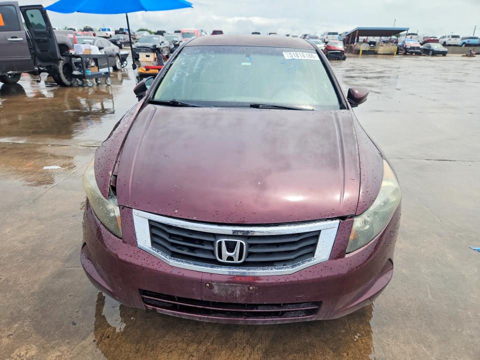 2010 Honda Accord VIN 1HGCP2F31AA078872 COPART salvage auction — FRONT END, Tx - Salvage Vehicle Title, sold $625 on 2026-07-09 (photo 5)