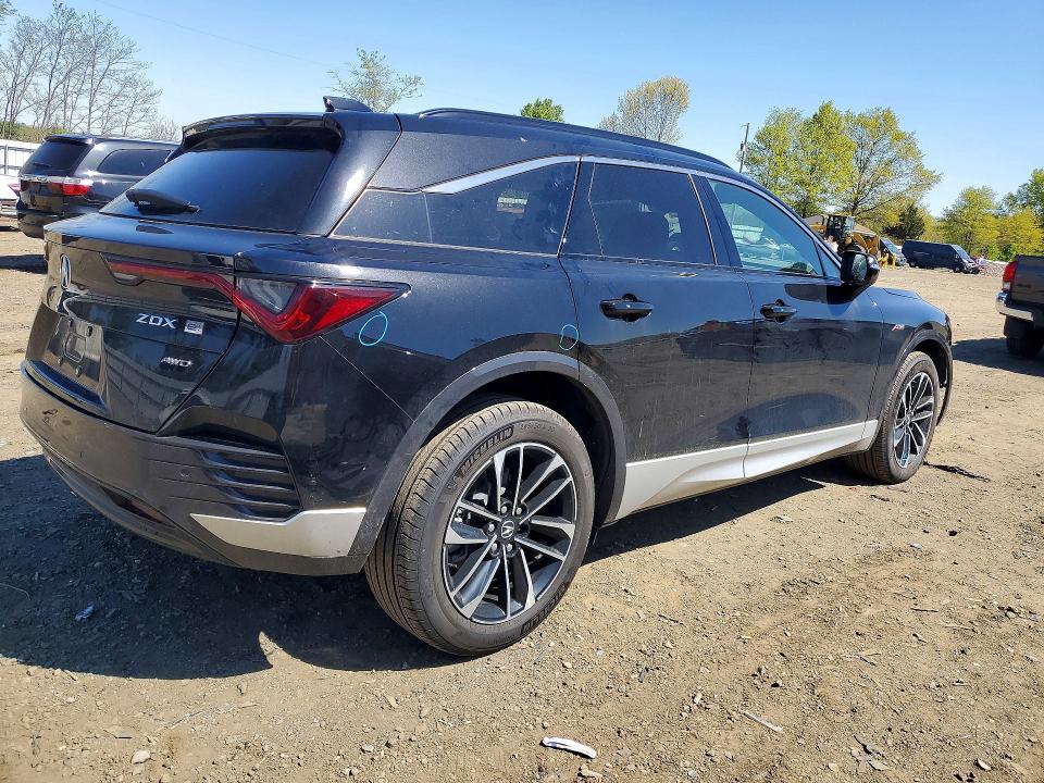 2024 Acura Zdx VIN 4W5KHNRL1RZ501194 COPART salvage auction — SIDE, Nj - Cert Of Title-Salvage, sold $12,900 on 2026-07-20 (photo 3)
