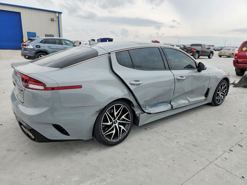 2022 Kia Stinger VIN KNAE35LD3N6113659 COPART salvage auction — SIDE, Tx - Certificate Of Title, sold $250 on 2026-07-21 (photo 3)