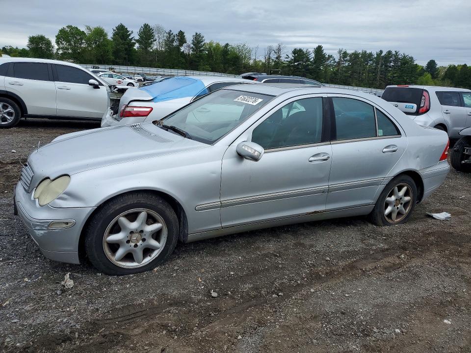 2004 Mercedes-benz C VIN WDBRF61J44E015303 COPART salvage auction — MECHANICAL, MD - PARTS ONLY-NO TITLE LETTER, sold $250 on 2026-08-17 (photo 1)
