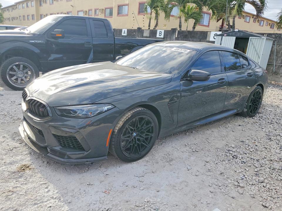 2023 BMW M8 VIN WBSGV0C07PCK80559 COPART salvage auction — MINOR DENT/SCRATCHES, Salvage Title, sold $14,500 on 2026-07-21 (photo 1)