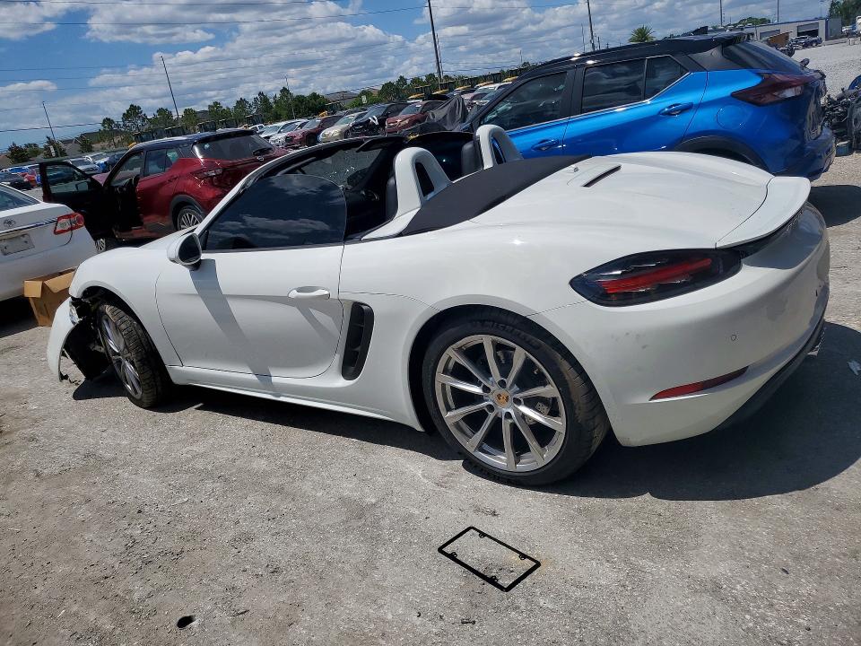 2017 Porsche Boxster VIN WP0CA2A88HS220979 COPART salvage auction — FRONT END, Fl - Cert Of Title Slvg Rebuildable, sold $15,900 on 2026-07-24 (photo 2)