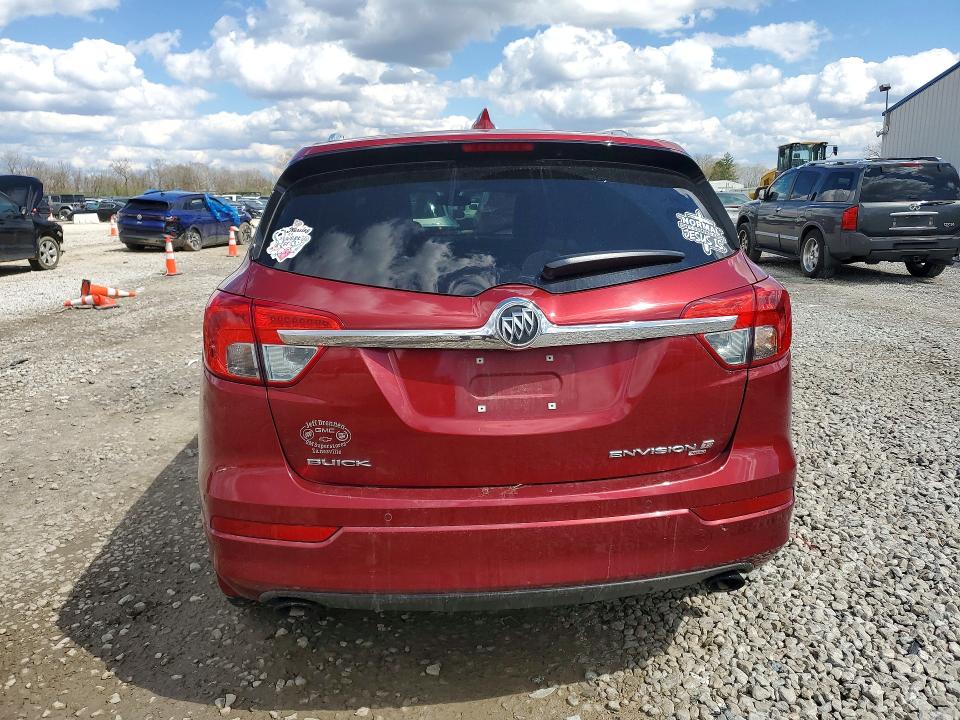 2018 Buick Envision VIN LRBFX3SX6JD027519 COPART salvage auction — WATER/FLOOD, Oh - Cert Of Title-Salvage Flood, sold $175 on 2026-07-31 (photo 6)
