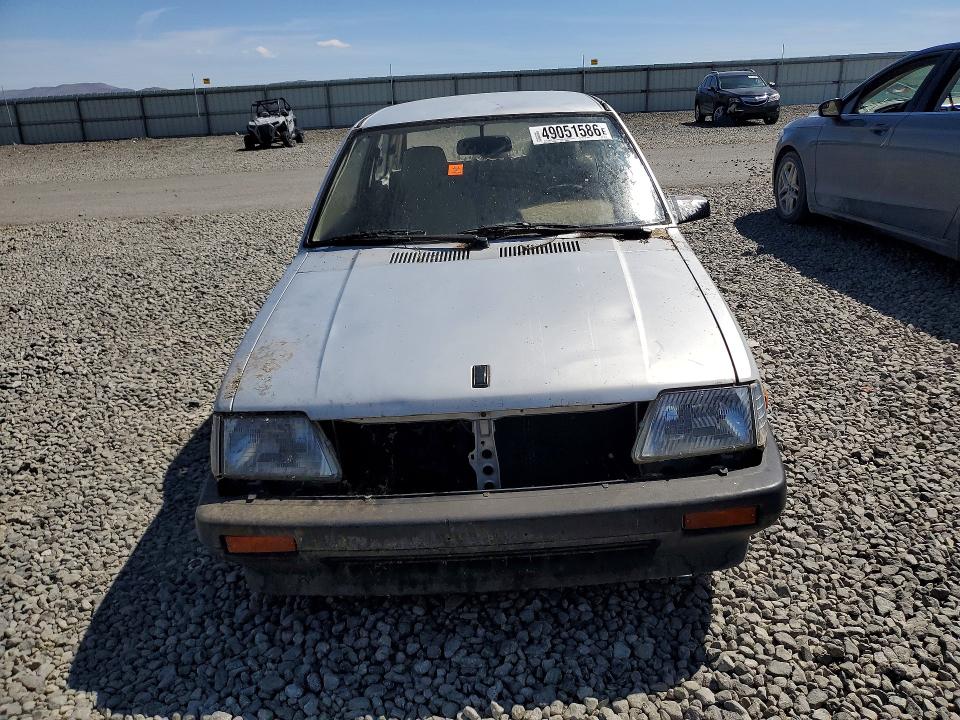 1987 Chevrolet Geo sprint VIN JG1MR2158HK758108 COPART salvage auction — FRONT END, Nv - Salvage Title, sold $225 on 2026-07-30 (photo 5)