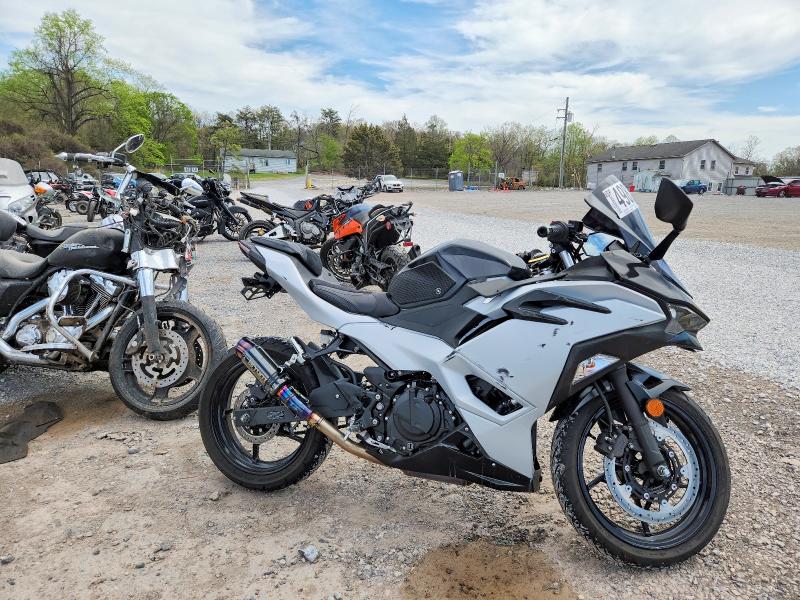 2025 Kawasaki Ex VIN ML5EXGH11SDA40782 COPART salvage auction — FRONT END, Pa - Certificate Of Salvage, sold $1,850 on 2026-07-09 (photo 1)