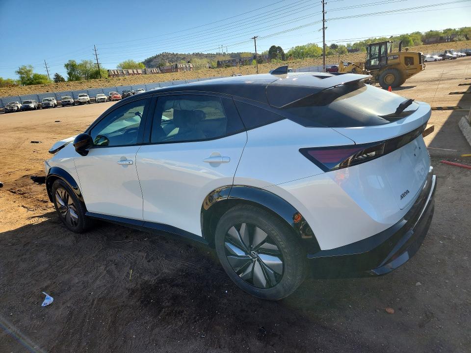 2024 Nissan Ariya VIN JN1DF0BB4RM737077 COPART salvage auction — FRONT END, Co - Salvage Title, sold $6,200 on 2026-07-29 (photo 2)