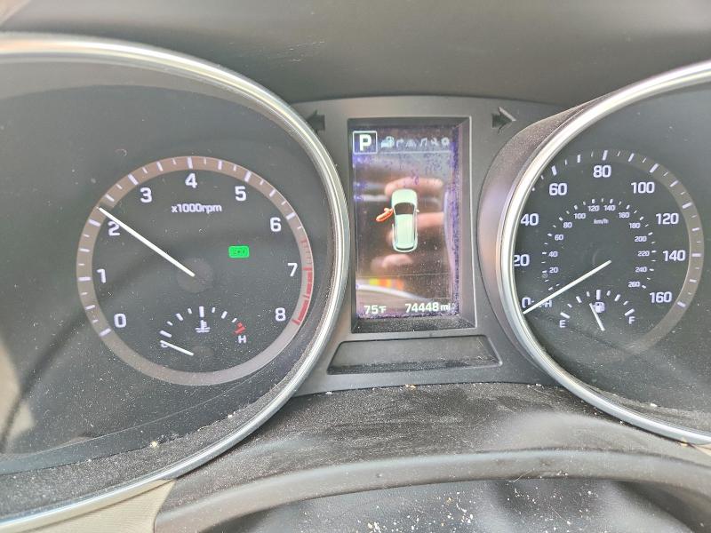 2017 Hyundai Santa fe VIN 5XYZWDLA3HG410962 COPART salvage auction — FRONT END, Al - Cert Of Title-Salvage Title, sold $225 on 2026-07-21 (photo 9)