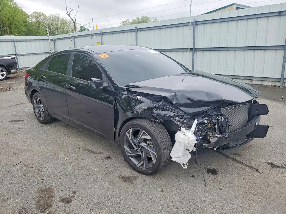 2025 Hyundai Elantra VIN KMHLM4DG4SU903002 COPART salvage auction — FRONT END, Nj - Cert Of Title-Salvage, sold $4,550 on 2026-07-28 (photo 4)