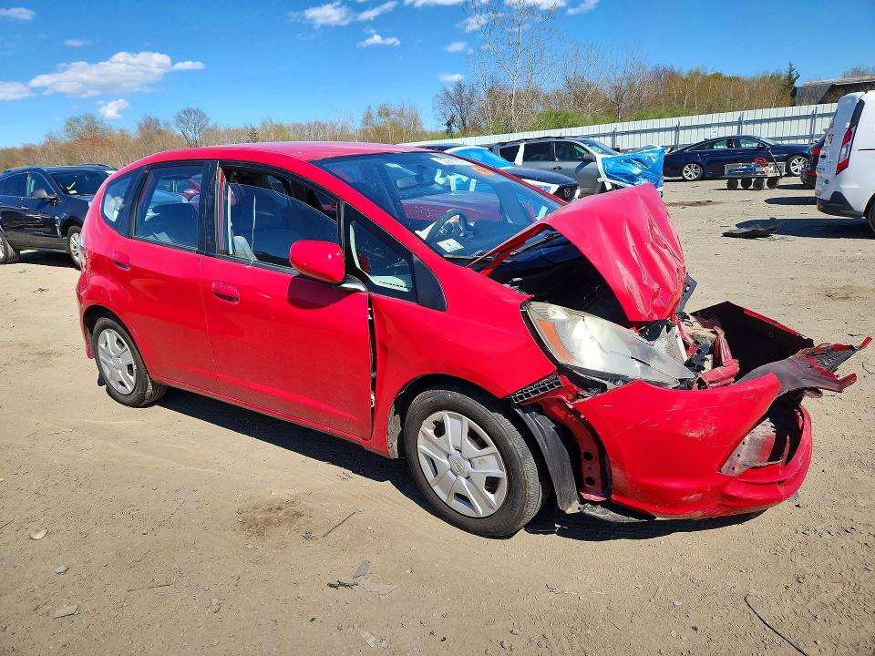 2013 Honda Fit VIN JHMGE8H31DC003313 COPART salvage auction — FRONT END, Ma - Cert Of Title-Salvg Parts Only, sold $125 on 2026-07-29 (photo 4)