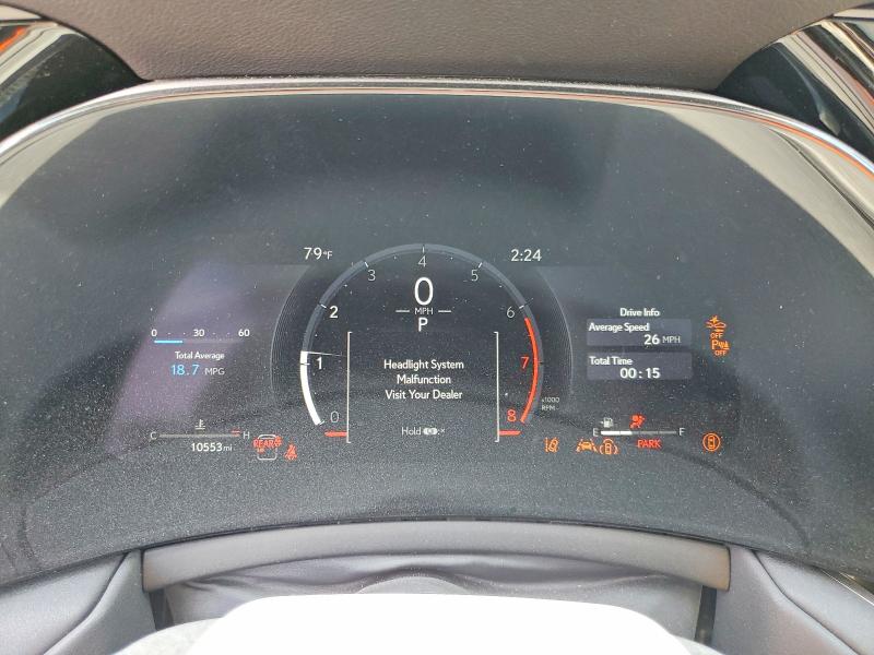 2024 Lexus Tx VIN 5TDAAAB61RS012564 COPART salvage auction — REAR END, MD - CERT OF SALVAGE > 75% DAMAGE, sold $400 on 2026-07-27 (photo 9)