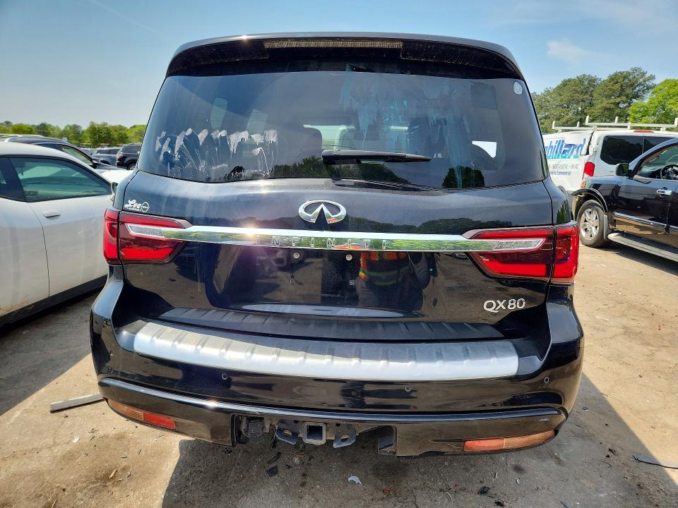 2019 Infiniti Qx80 VIN JN8AZ2NE6K9233703 COPART salvage auction — FRONT END, Fl - Certificate Of Title, sold $400 on 2026-07-28 (photo 6)
