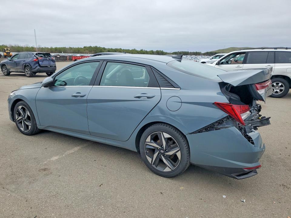 2022 Hyundai Elantra VIN KMHLP4AG7NU366271 COPART salvage auction — REAR END, NY - MV907A-PARTS ONLY, sold $4,900 on 2026-07-08 (photo 2)