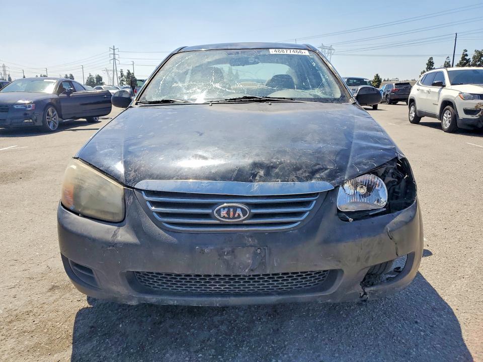 2009 Kia Spectra VIN KNAFE222595664880 COPART salvage auction — FRONT END, Ca - Salvage Certificate, sold $300 on 2026-07-16 (photo 5)
