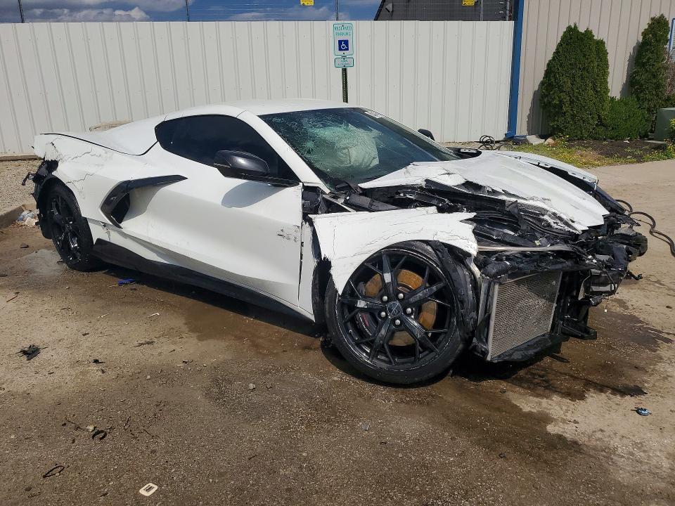 2020 Chevrolet Corvette stingray VIN 1G1Y72D49L5000490 COPART salvage auction — FRONT END, KY - CERT OF TITLE-SALVAGE, sold $16,300 on 2026-09-10 (photo 4)