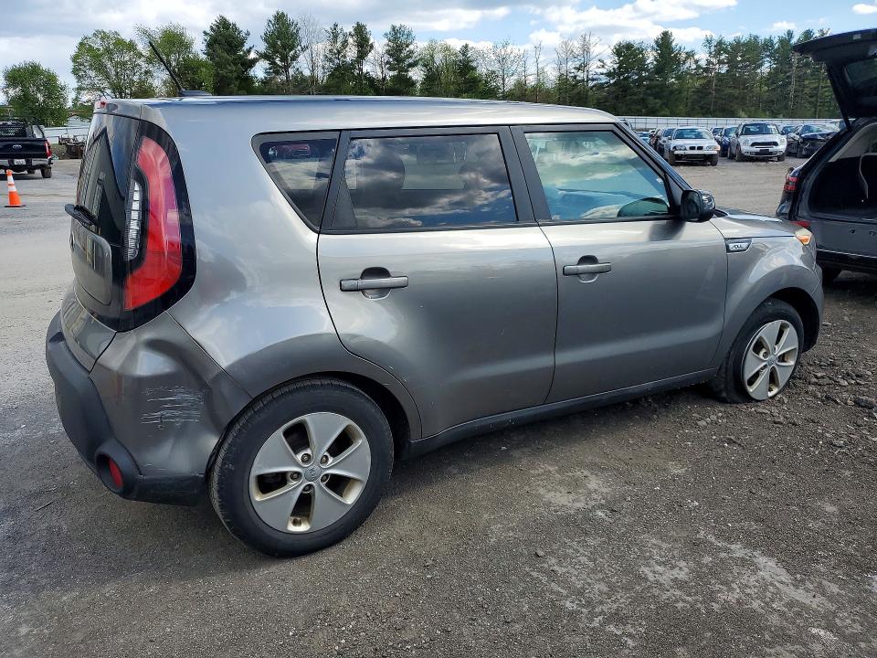 2015 Kia Soul VIN KNDJN2A20F7234494 COPART salvage auction — REAR END, Md - Cert Of Salvage > 75% Damage, sold $1,200 on 2026-07-06 (photo 3)