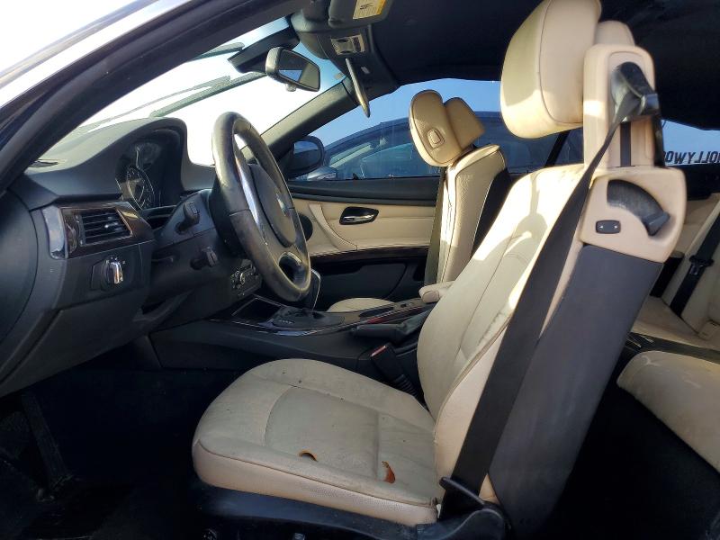 2012 BMW 3 series VIN WBADW3C56CE823836 COPART salvage auction — WATER/FLOOD, Fl - Cert Of Title-Slvg Rebld Flood, sold $850 on 2026-07-29 (photo 7)