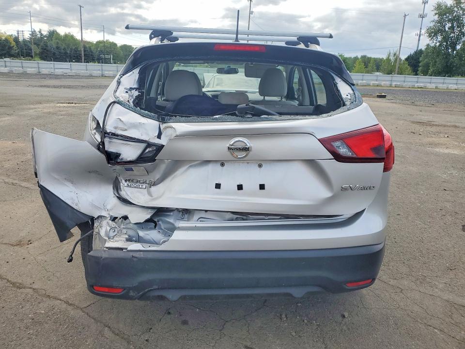 2018 Nissan Rogue VIN JN1BJ1CR3JW250517 COPART salvage auction — REAR END, Or - Salvage Title Certificate, sold $1,900 on 2026-07-06 (photo 6)