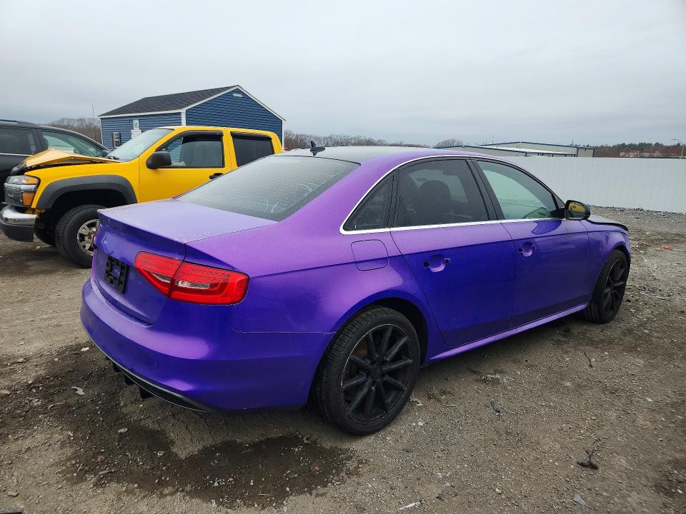 2014 Audi A4 VIN WAUFFAFL9EN009240 COPART salvage auction — FRONT END, Ma - Cert Of Title-Reconstrctd Coll, sold $625 on 2026-07-15 (photo 3)