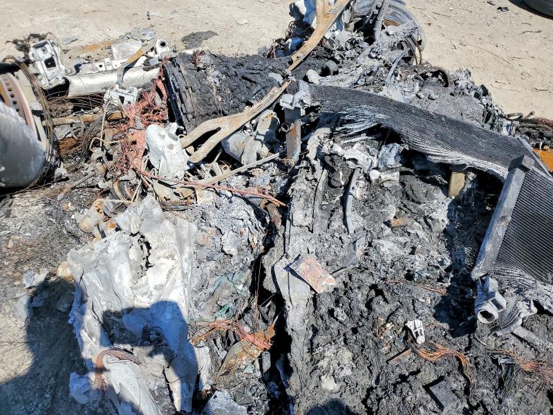 2023 Tesla Model S VIN 5YJSA1E69PF525045 COPART salvage auction — Burn, IN - BILL OF SALE - PARTS ONLY, sold $125 on 2026-07-02 (photo 9)