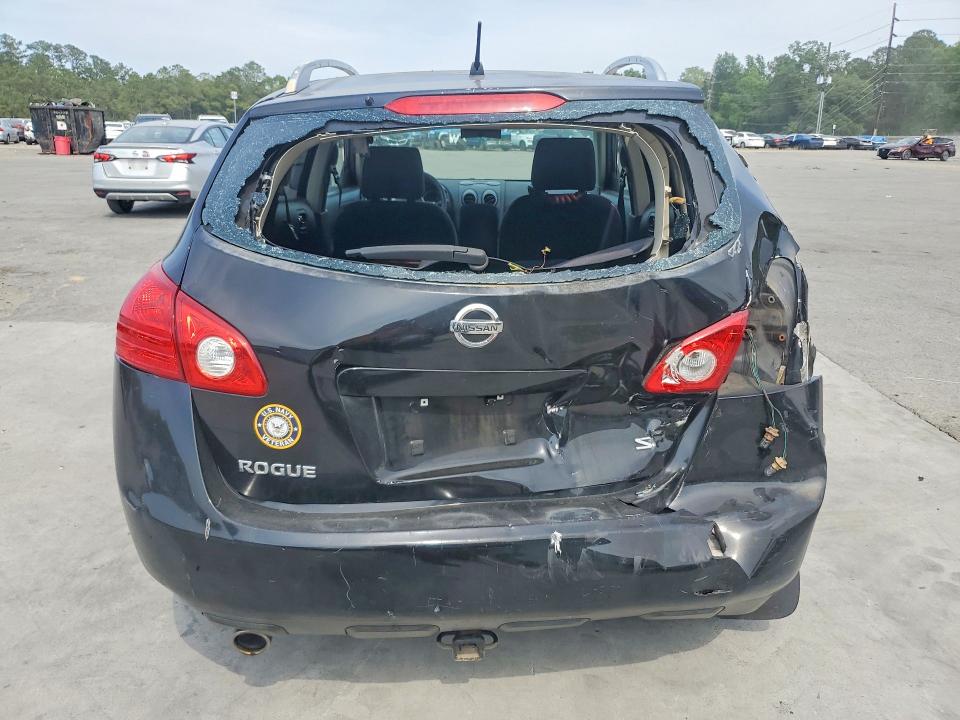 2009 Nissan Rogue sport VIN JN8AS58V49W162322 COPART salvage auction — REAR END, FL - CERT OF TITLE SLVG REBUILDABLE, sold $225 on 2026-07-23 (photo 6)
