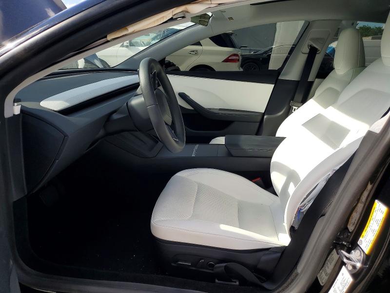 2025 Tesla Model 3 VIN 5YJ3E1EA4SF978365 COPART salvage auction — SIDE, Salvage Title, sold $12,300 on 2026-07-14 (photo 7)