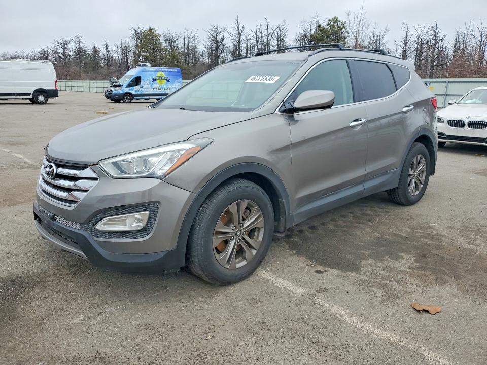 2013 Hyundai Santa fe VIN 5XYZUDLB4DG113451 COPART salvage auction — FRONT END, Salvage Title, sold $1,950 on 2026-07-15 (photo 1)